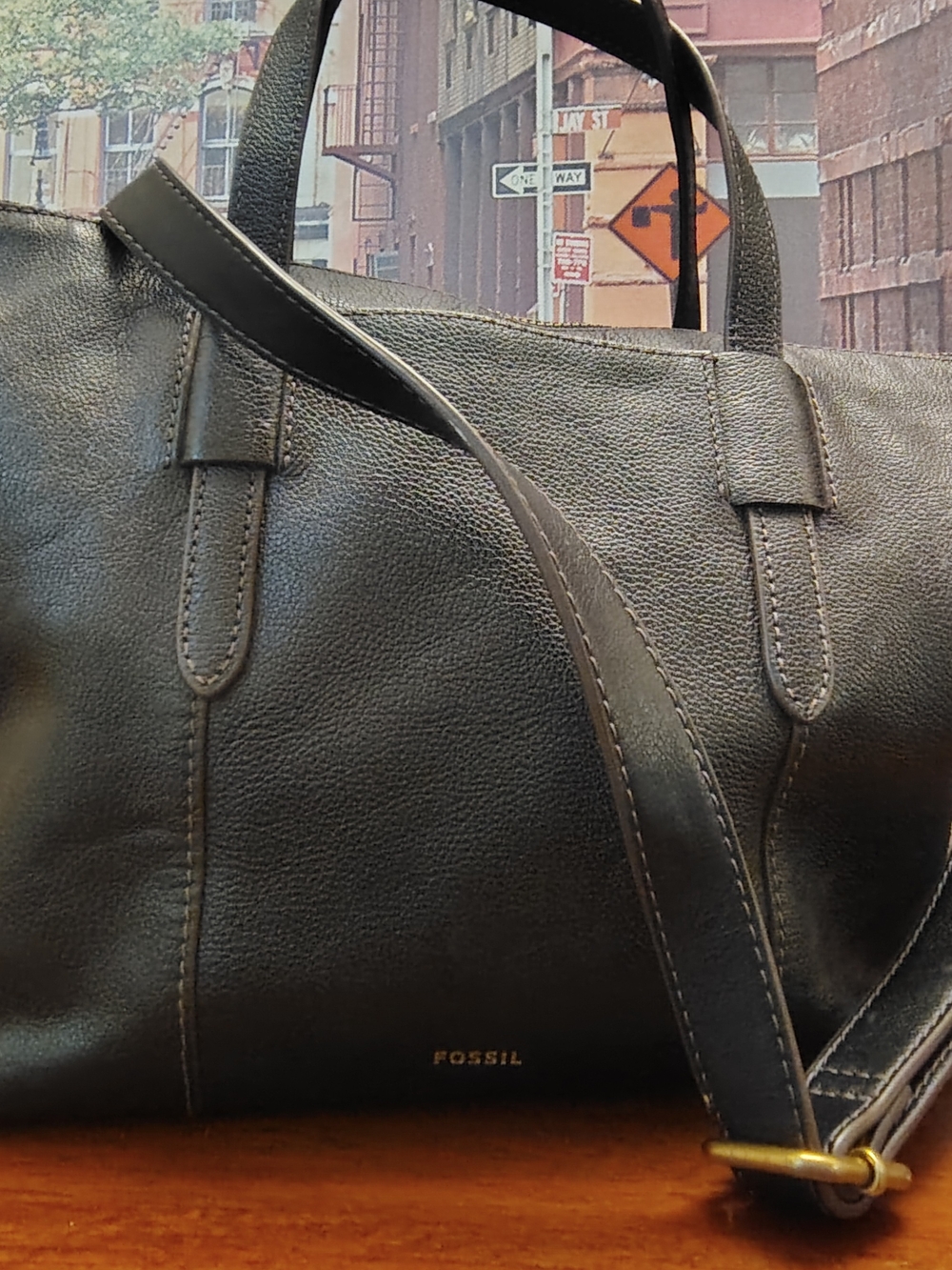 Fossil Women's Black Crossbody Bag